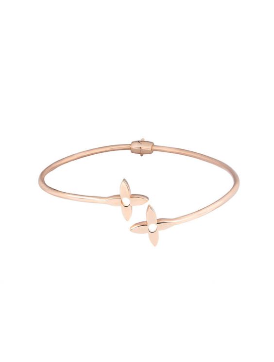 Gold Bracelet With Flowers (Demo)