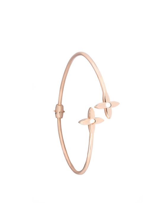 Gold Bracelet With Flowers (Demo)