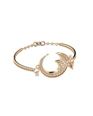 Gold Crescent Bracelet (Demo)