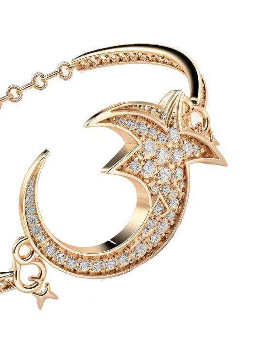 Gold Crescent Bracelet (Demo)