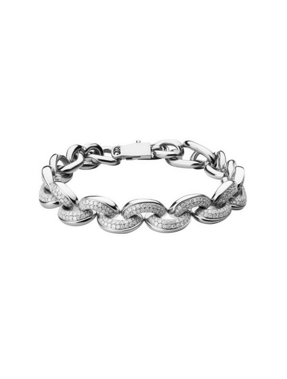 White Gold Chain Bracelet (Demo)