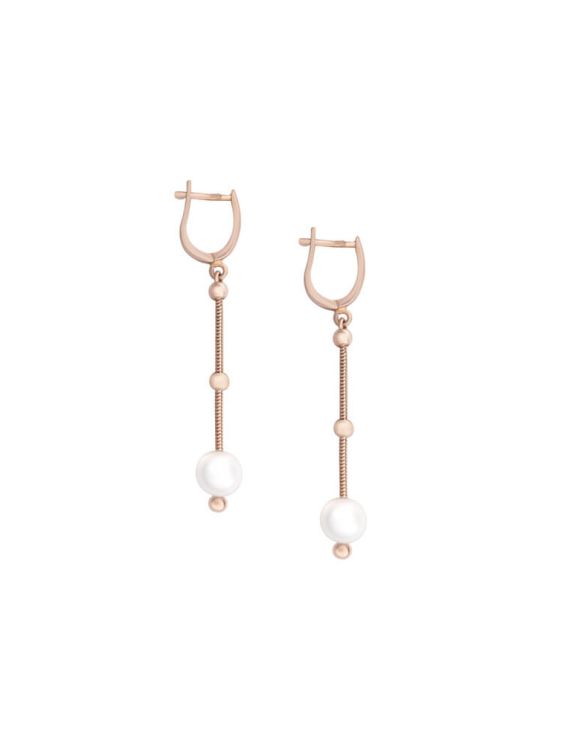 Gold Earrings With Pearls (Demo)