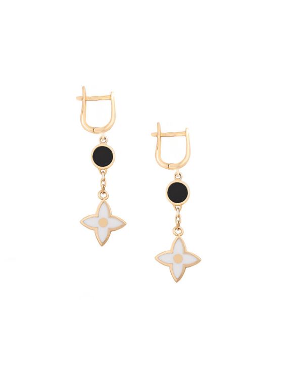 Earrings With Natural Agate (Demo)