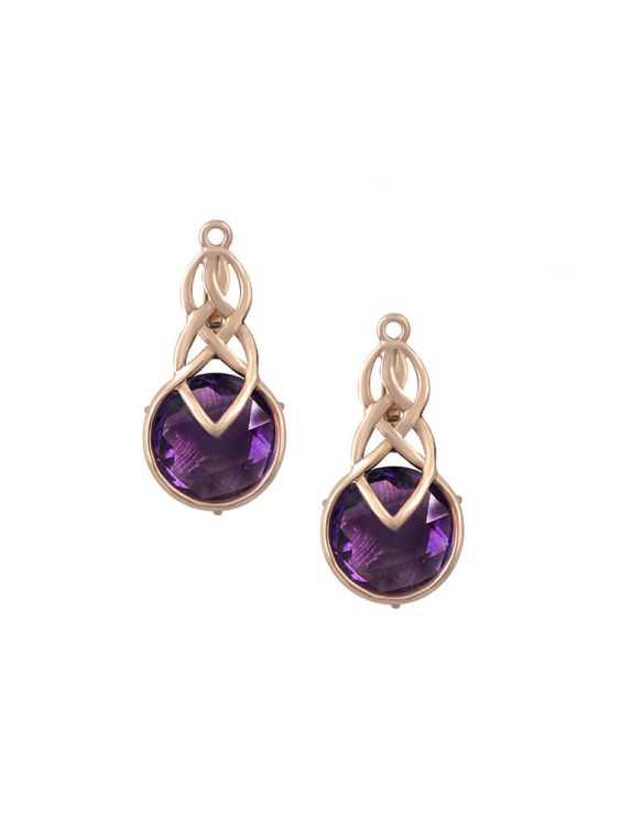 Earrings With Amethyst (Demo)