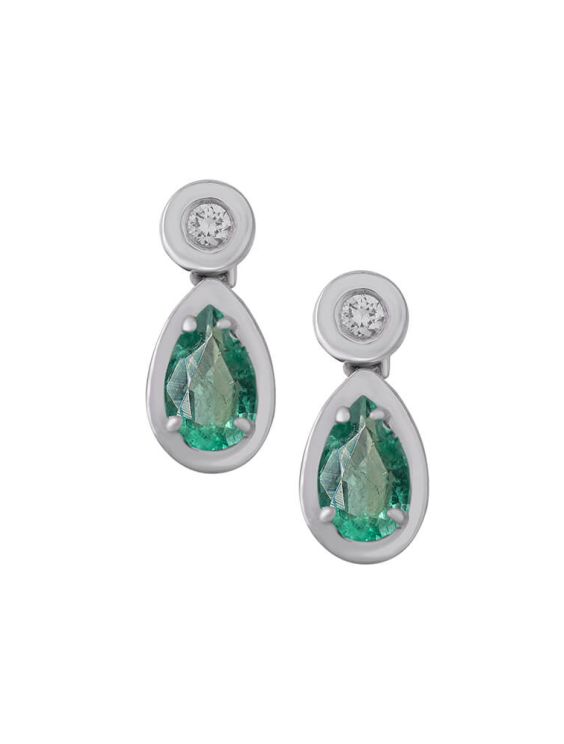 Earrings With Emerald (Demo)