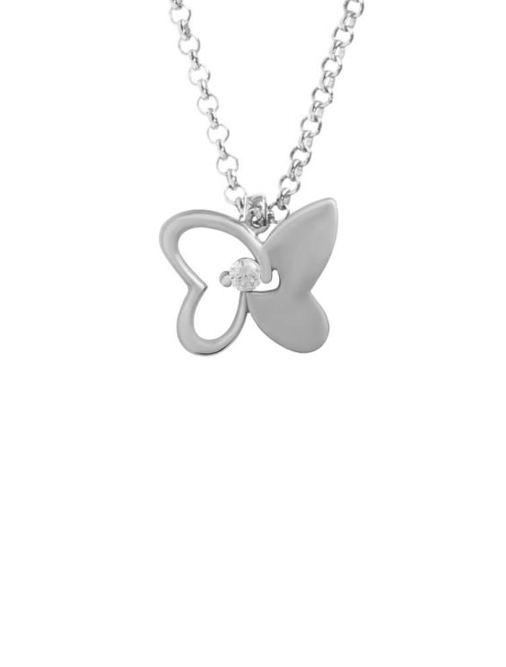 Silver Butterfly Necklace (Demo)