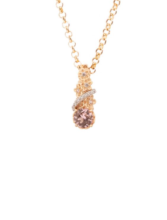 Necklace With Pink Stone (Demo)