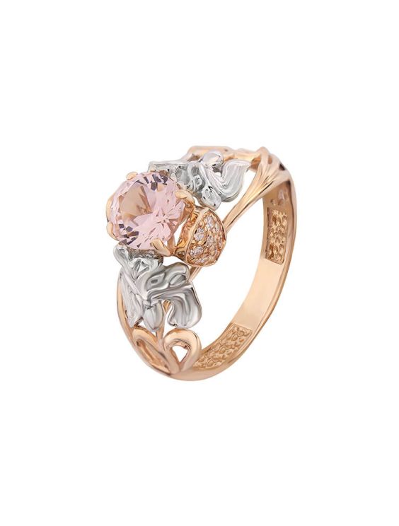 Gold Ring With Pink Stone (Demo)