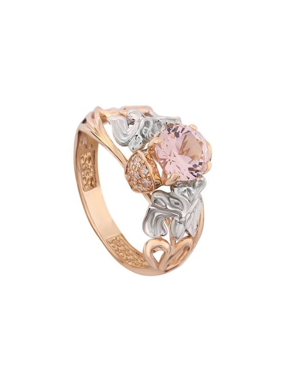 Gold Ring With Pink Stone (Demo)